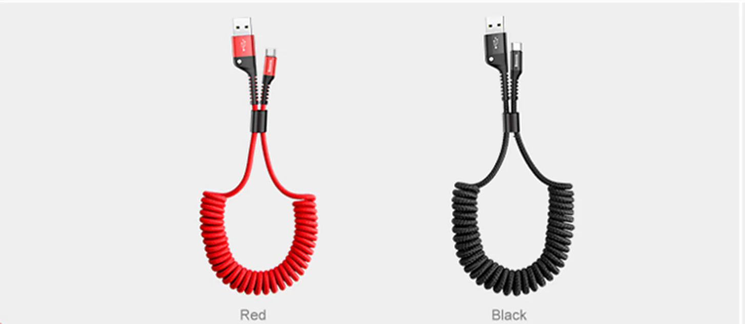 OEM Fish Eye USB-C Spring Cable 2A