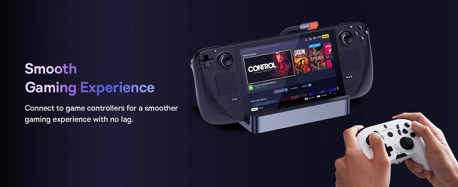 OEM GamerX 6 Ports USB-C Steam Deck Docking Station