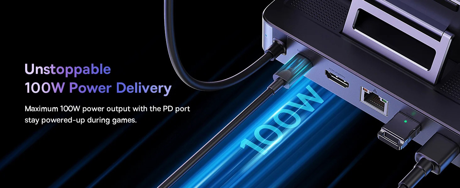 OEM GamerX 6 Ports USB-C Steam Deck Docking Station